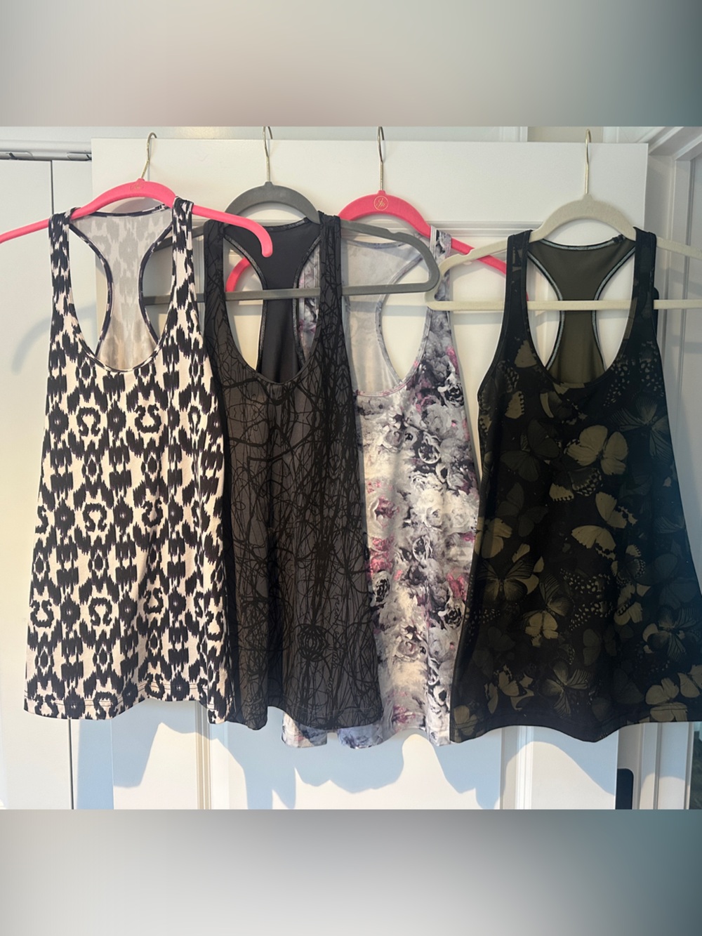 4 woman’s Lululemon Tank Top with Butterfly Print - Women
